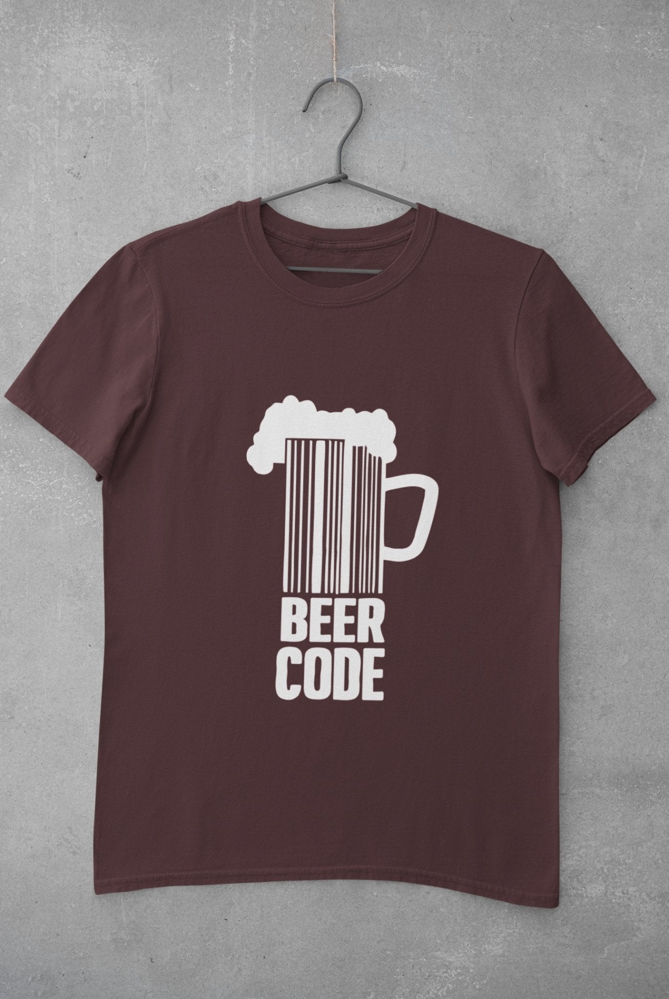 Beer Code Pub And Beer Mens Half Sleeves T-shirt- FunkyTeesClub - Funky Tees Club