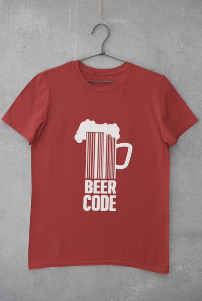Beer Code Pub And Beer Women Half Sleeves T-shirt- FunkyTeesClub - Funky Tees Club
