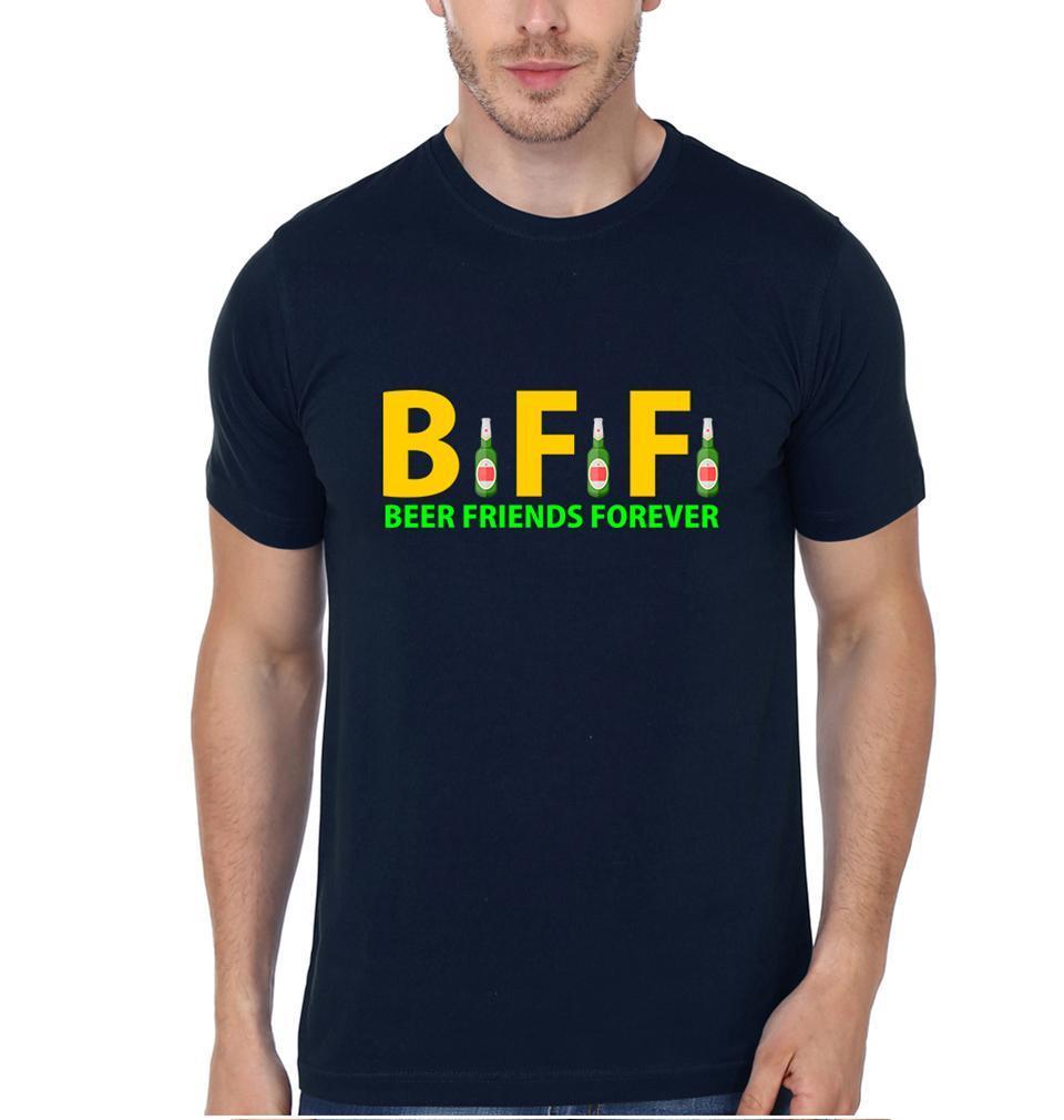 beer Friend forever BFF Half Sleeves T-Shirts-FunkyTees - Funky Tees Club