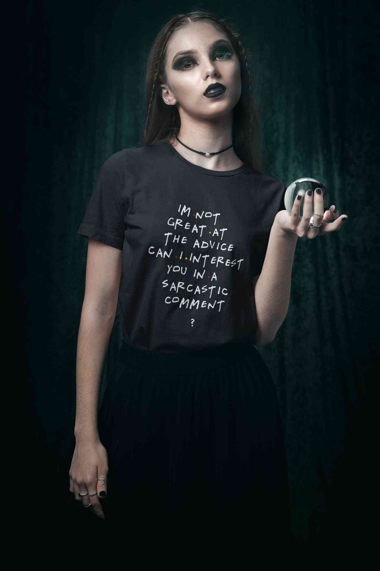 F.R.I.E.N.D.S Sarcastic Comment Chandler Women Half Sleeves T-shirt- FunkyTeesClub