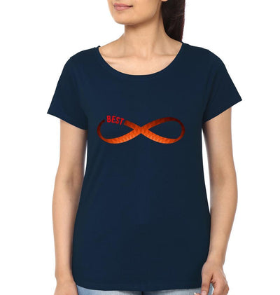 BEST BITCHES BFF Half Sleeves T-Shirts-FunkyTees - Funky Tees Club