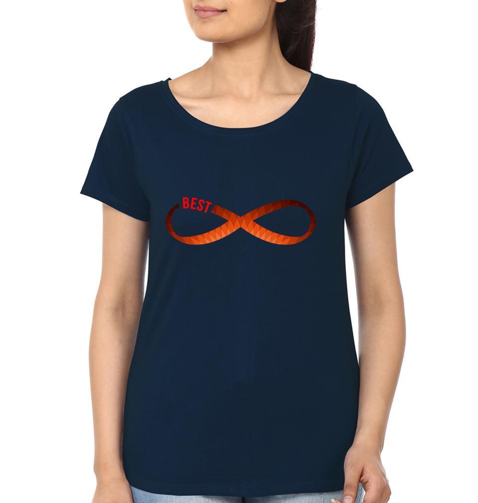 BEST BITCHES BFF Half Sleeves T-Shirts-FunkyTees - Funky Tees Club