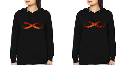 Best Bitches BFF Hoodies-FunkyTees - Funky Tees Club