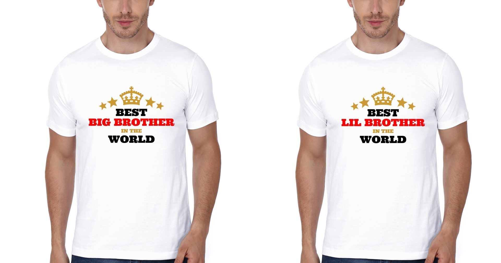 Best Bro Brother-Brother Half Sleeves T-Shirts -FunkyTees - Funky Tees Club