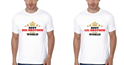 Best Bro Brother-Brother Half Sleeves T-Shirts -FunkyTees - Funky Tees Club