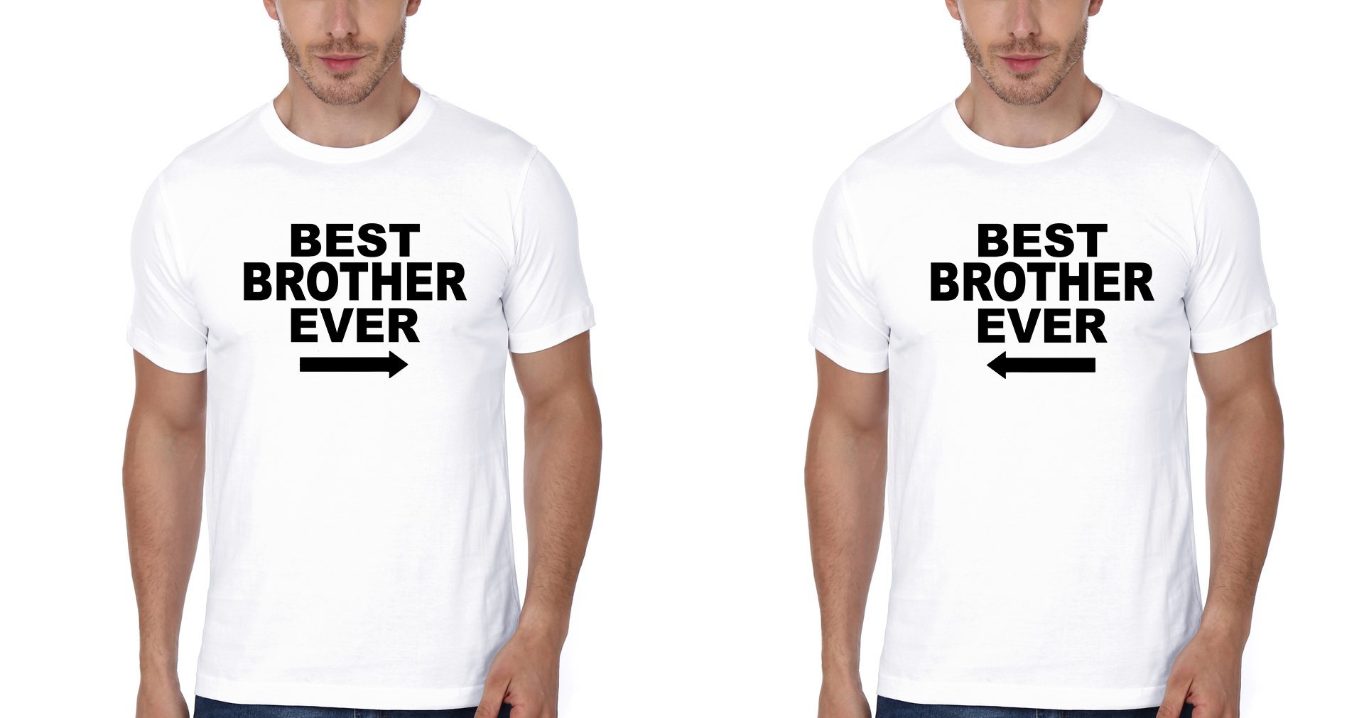 Best Brother Ever Brother-Brother Half Sleeves T-Shirts -FunkyTees - Funky Tees Club