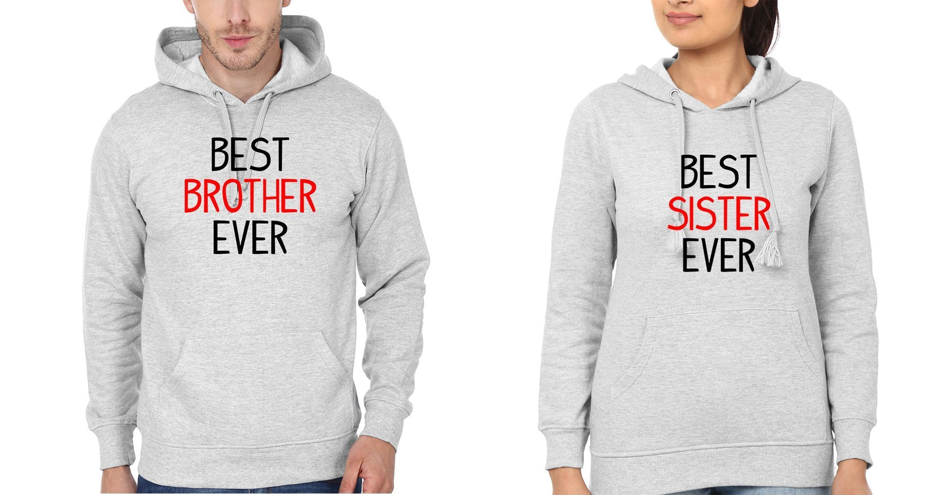 Best Brother Sister Ever Brother-Sister Hoodies-FunkyTees - Funky Tees Club