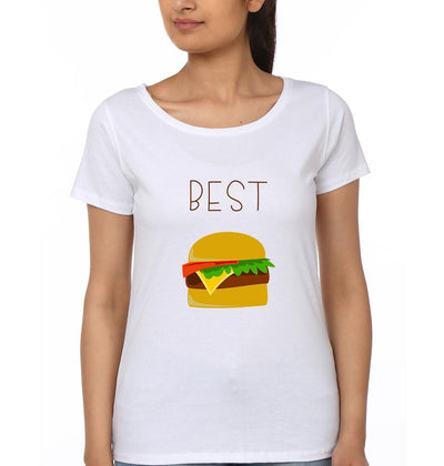 Best Buddies BFF Half Sleeves T-Shirts-FunkyTees - Funky Tees Club