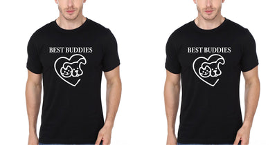 Best Buddies BFF Half Sleeves T-Shirts-FunkyTees - Funky Tees Club