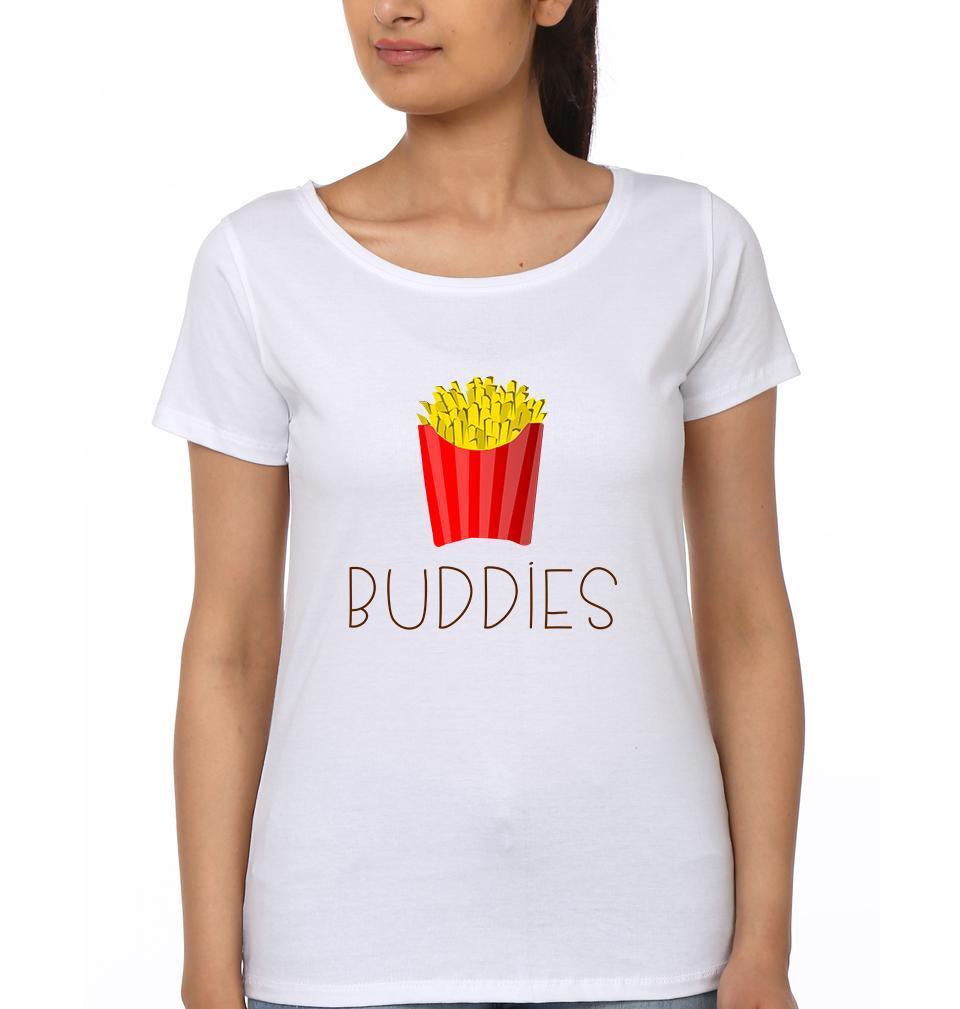 Best Buddies BFF Half Sleeves T-Shirts-FunkyTees - Funky Tees Club