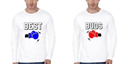 Best Buds Brother-Brother Full Sleeves T-Shirts -FunkyTees - Funky Tees Club