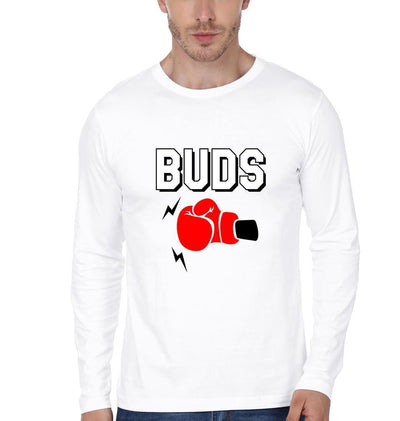 Best Buds Brother-Brother Full Sleeves T-Shirts -FunkyTees - Funky Tees Club