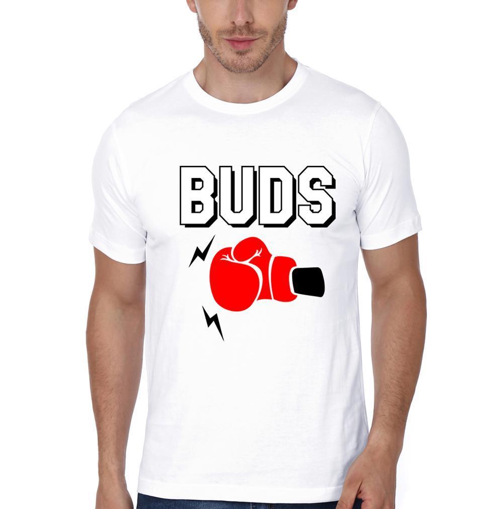 Best Buds Brother-Brother Half Sleeves T-Shirts -FunkyTees - Funky Tees Club