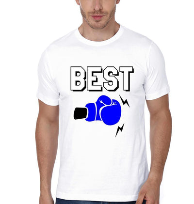 Best Buds Brother-Brother Half Sleeves T-Shirts -FunkyTees - Funky Tees Club