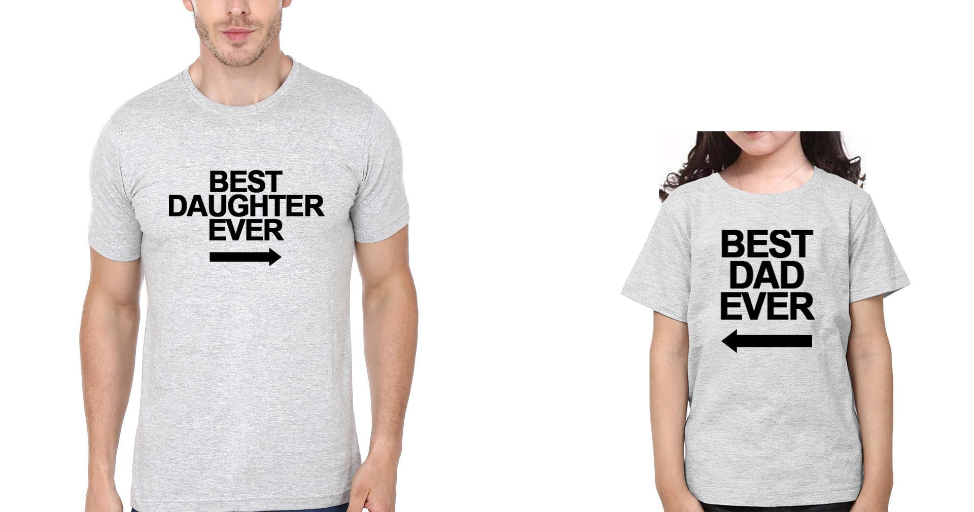 Best Dad Ever Best Daughter Ever Father and Daughter Matching T-Shirt- FunkyTeesClub - Funky Tees Club