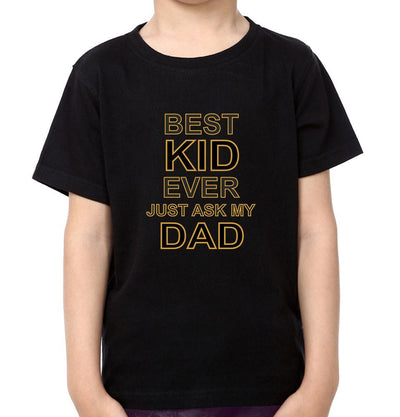 Best Dad Ever Best Kid Ever Father and Son Matching T-Shirt- FunkyTeesClub - Funky Tees Club