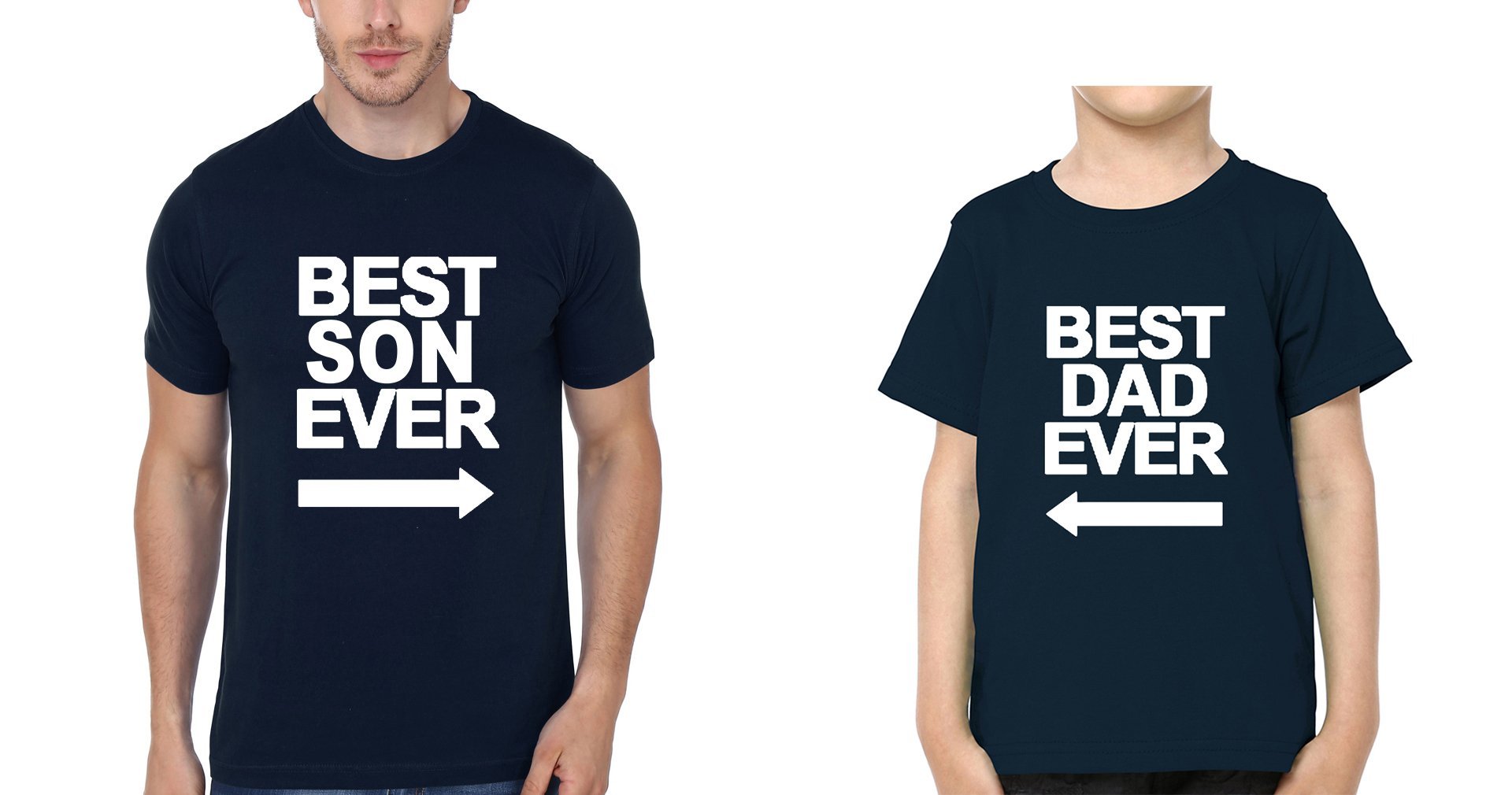 Best Dad Ever Best Son Ever Father and Son Matching T-Shirt- FunkyTeesClub - Funky Tees Club
