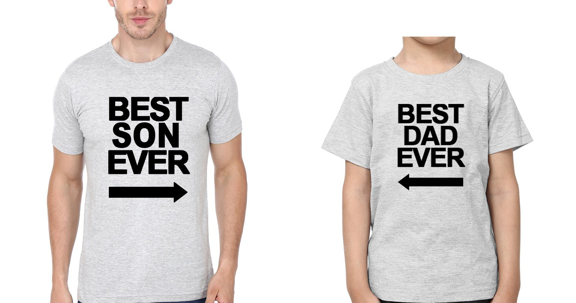 Best Dad Ever Best Son Ever Father and Son Matching T-Shirt- FunkyTeesClub - Funky Tees Club