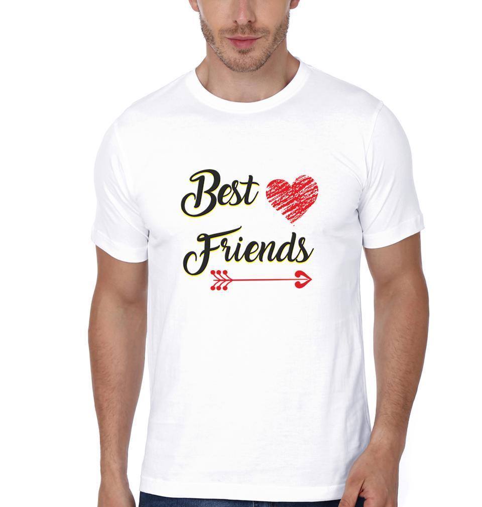 BEST FRIEND BFF Half Sleeves T-Shirts-FunkyTees - Funky Tees Club
