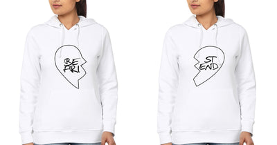 Best Friend BFF Hoodies-FunkyTees - Funky Tees Club