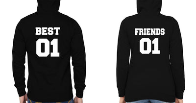 Best Friend BFF Hoodies-FunkyTees - Funky Tees Club