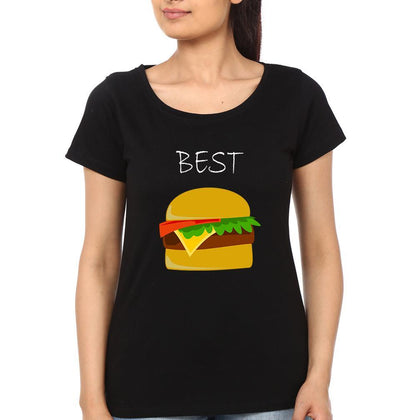 Best Friend Forever BFF Half Sleeves T-Shirts-FunkyTees - Funky Tees Club