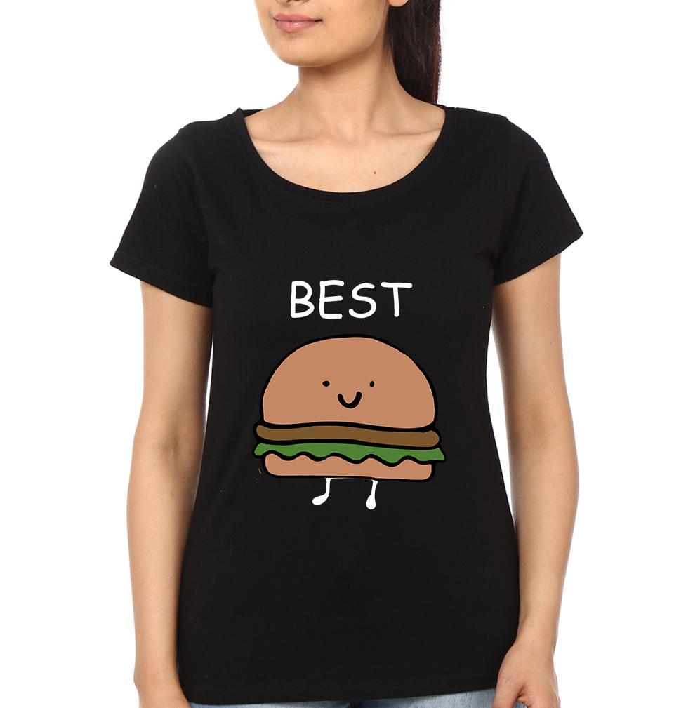 Best Friends BFF Half Sleeves T-Shirts-FunkyTees - Funky Tees Club