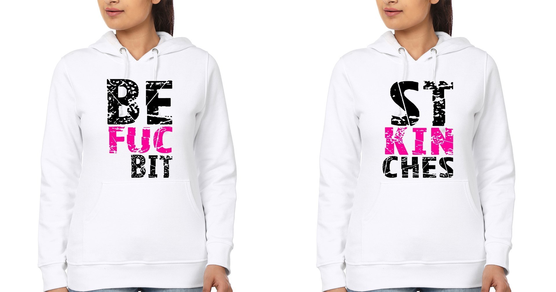 Best Funkin BFF Hoodies-FunkyTees - Funky Tees Club