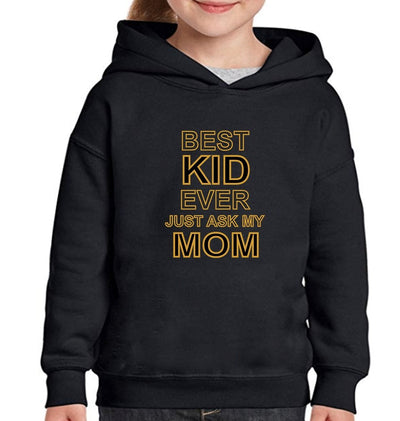 Best Mom Ever Best Kid Ever Mother and Daughter Matching Hoodies- FunkyTeesClub - Funky Tees Club