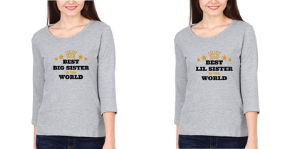 Best Sister Sister Full Sleeves T-Shirts -FunkyTees - Funky Tees Club