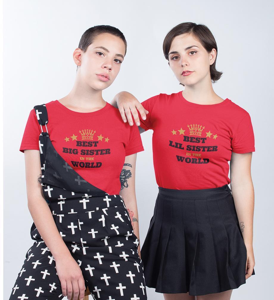 Best Sister Sister Half Sleeves T-Shirts -FunkyTees - Funky Tees Club