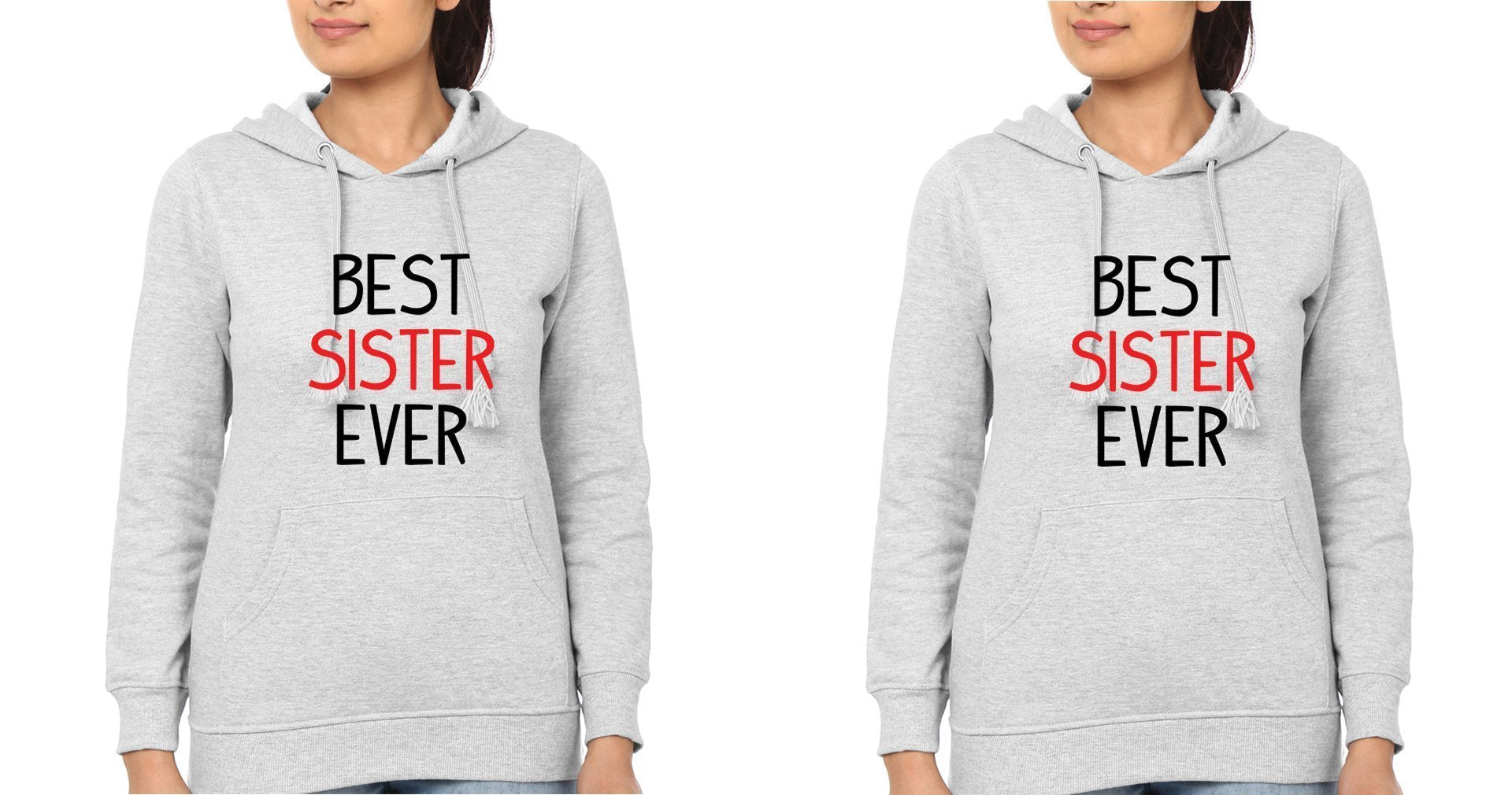 Best Sister Sister Hoodies-FunkyTees - Funky Tees Club