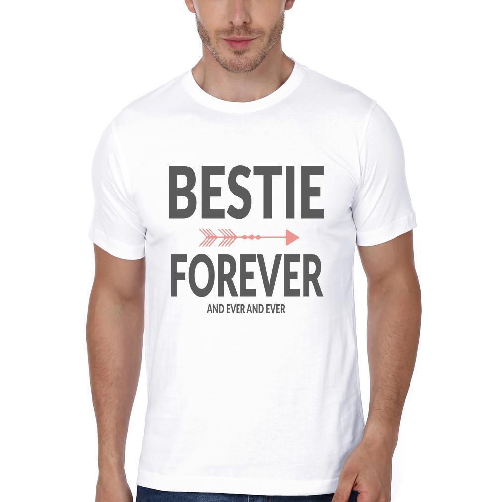 BESTIE BFF Half Sleeves T-Shirts-FunkyTees - Funky Tees Club