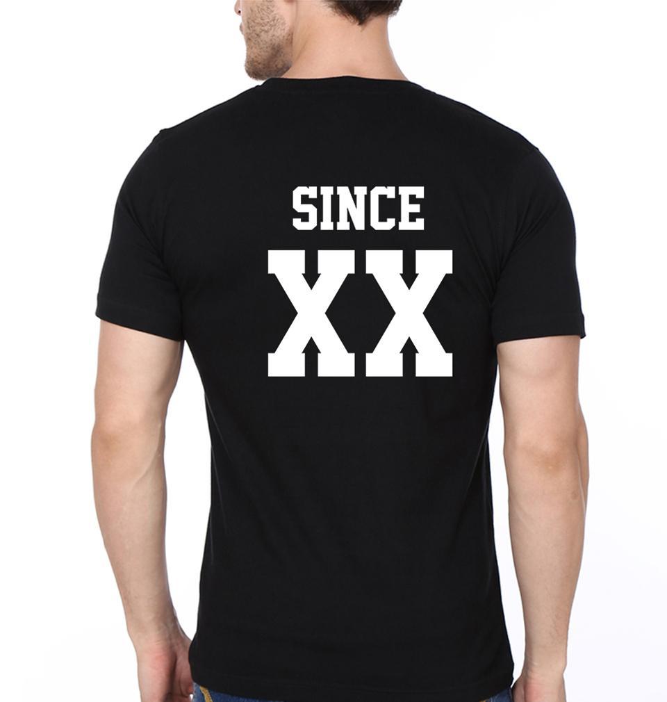 Besties Since BFF Half Sleeves T-Shirts-FunkyTees - Funky Tees Club