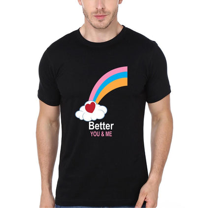 Better Together Couple Half Sleeves T-Shirts -FunkyTees - Funky Tees Club