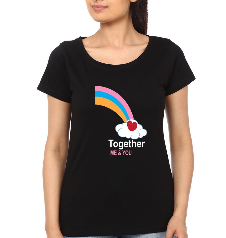 Better Together Couple Half Sleeves T-Shirts -FunkyTees - Funky Tees Club
