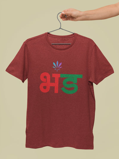 Bhand Women Half Sleeves T-shirt- FunkyTeesClub - Funky Tees Club
