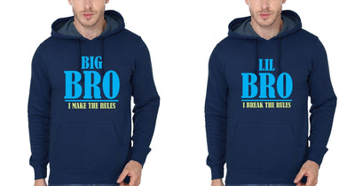 Big Bro Make Rule Lil Bro Break Rule Brother-Brother Hoodies-FunkyTees - Funky Tees Club