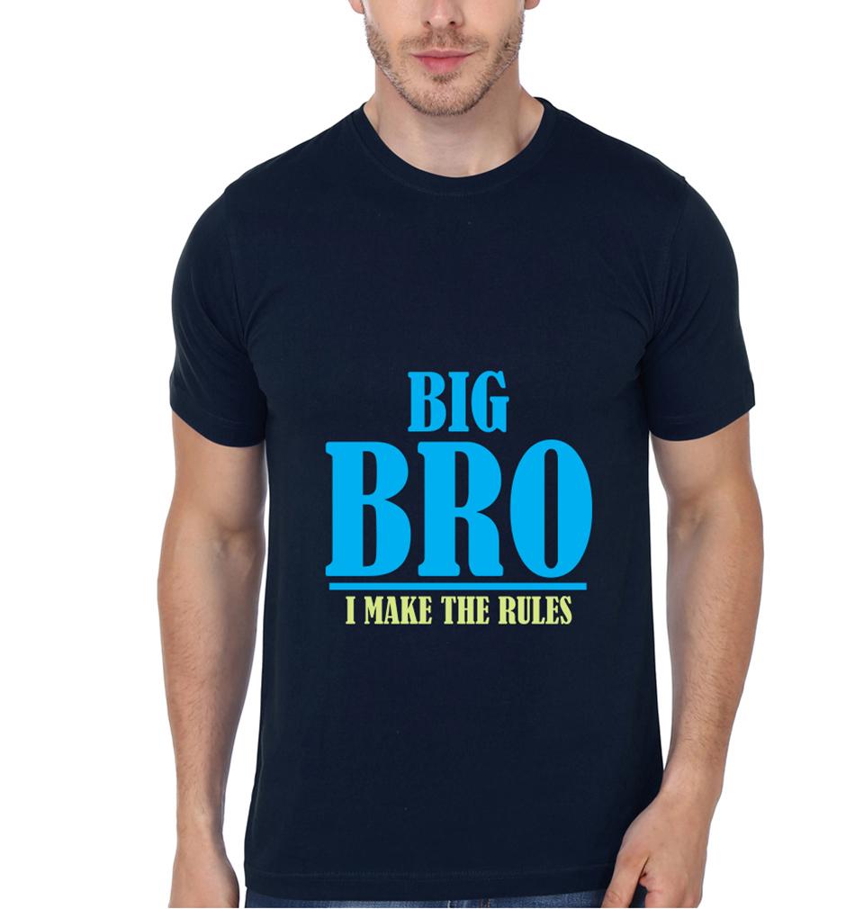 Big Bro Make The Rules Lil Sis Break The Rules Brother-Sister Half Sleeves T-Shirts -FunkyTees - Funky Tees Club