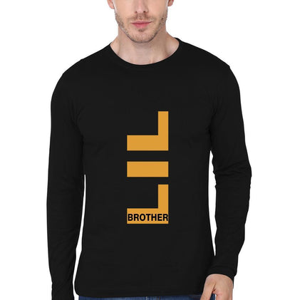 Big Brother Lil Brother-Brother Full Sleeves T-Shirts -FunkyTees - Funky Tees Club