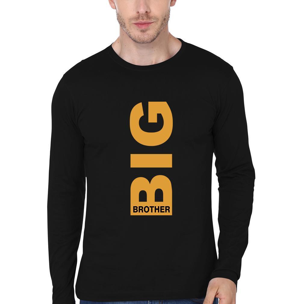 Big Brother Lil Brother-Brother Full Sleeves T-Shirts -FunkyTees - Funky Tees Club