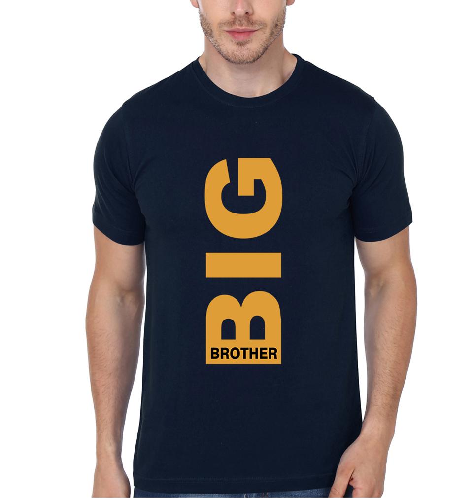 Big Brother Lil Brother-Brother Half Sleeves T-Shirts -FunkyTees - Funky Tees Club