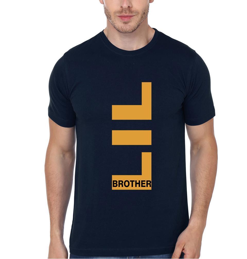 Big Brother Lil Brother-Brother Half Sleeves T-Shirts -FunkyTees - Funky Tees Club