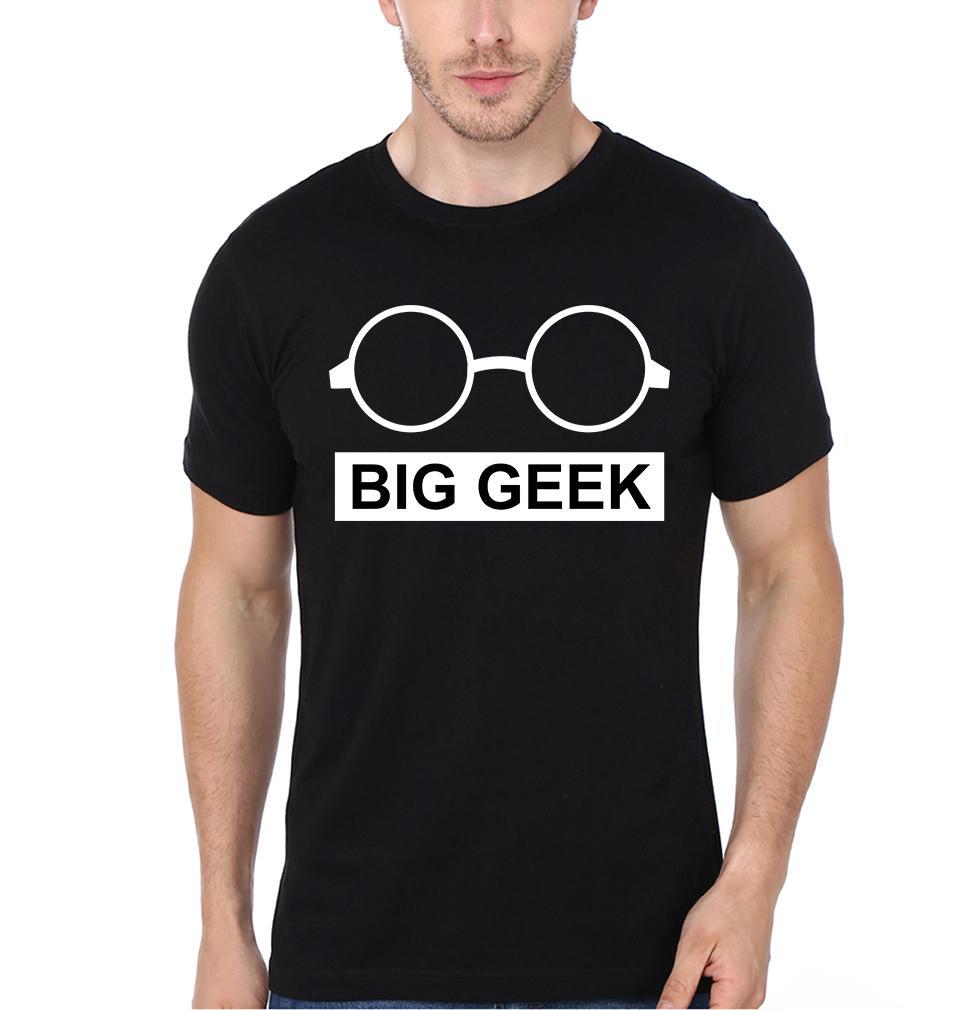 Big Geek Lil Geek Father and Son Matching T-Shirt- FunkyTeesClub - Funky Tees Club