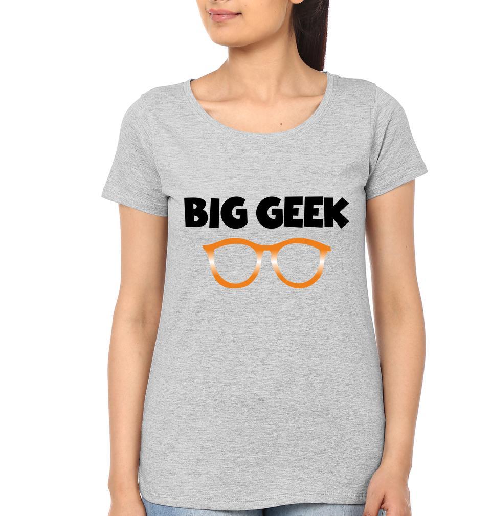 Big Geek Lil Geek Mother and Daughter Matching T-Shirt- FunkyTeesClub - Funky Tees Club
