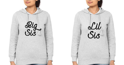 Big Lil Sis Sister Sister Hoodies-FunkyTees - Funky Tees Club