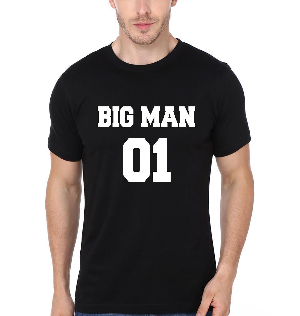 Big Man 01 Lil Lady 01 Father and Daughter Matching T-Shirt- FunkyTeesClub - Funky Tees Club