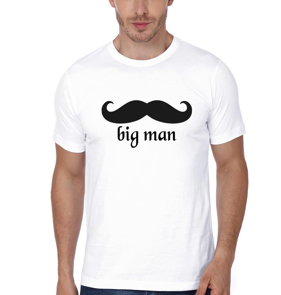 Big Man Little Man Father and Son Matching T-Shirt- FunkyTeesClub - Funky Tees Club