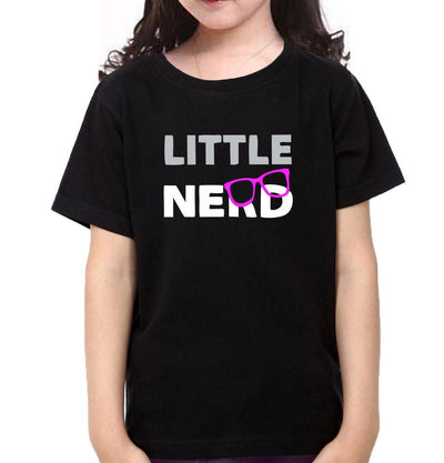 Big Nerd Little Nerd Father and Daughter Matching T-Shirt- FunkyTeesClub - Funky Tees Club