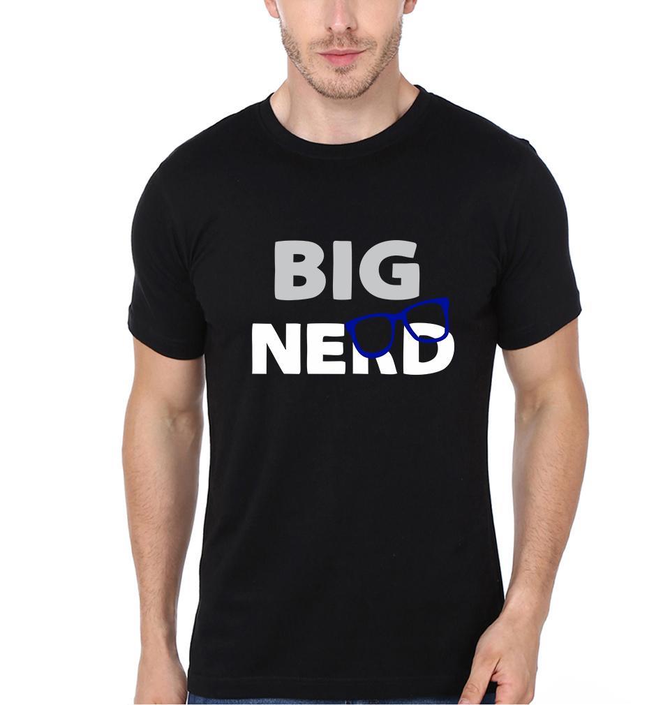 Big Nerd Little Nerd Father and Son Matching T-Shirt- FunkyTeesClub - Funky Tees Club
